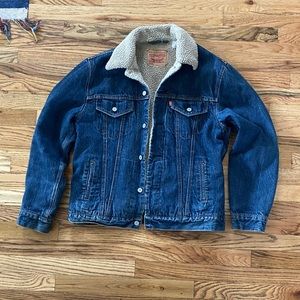 Men’s Vintage Levi Shearling Jean Jacket